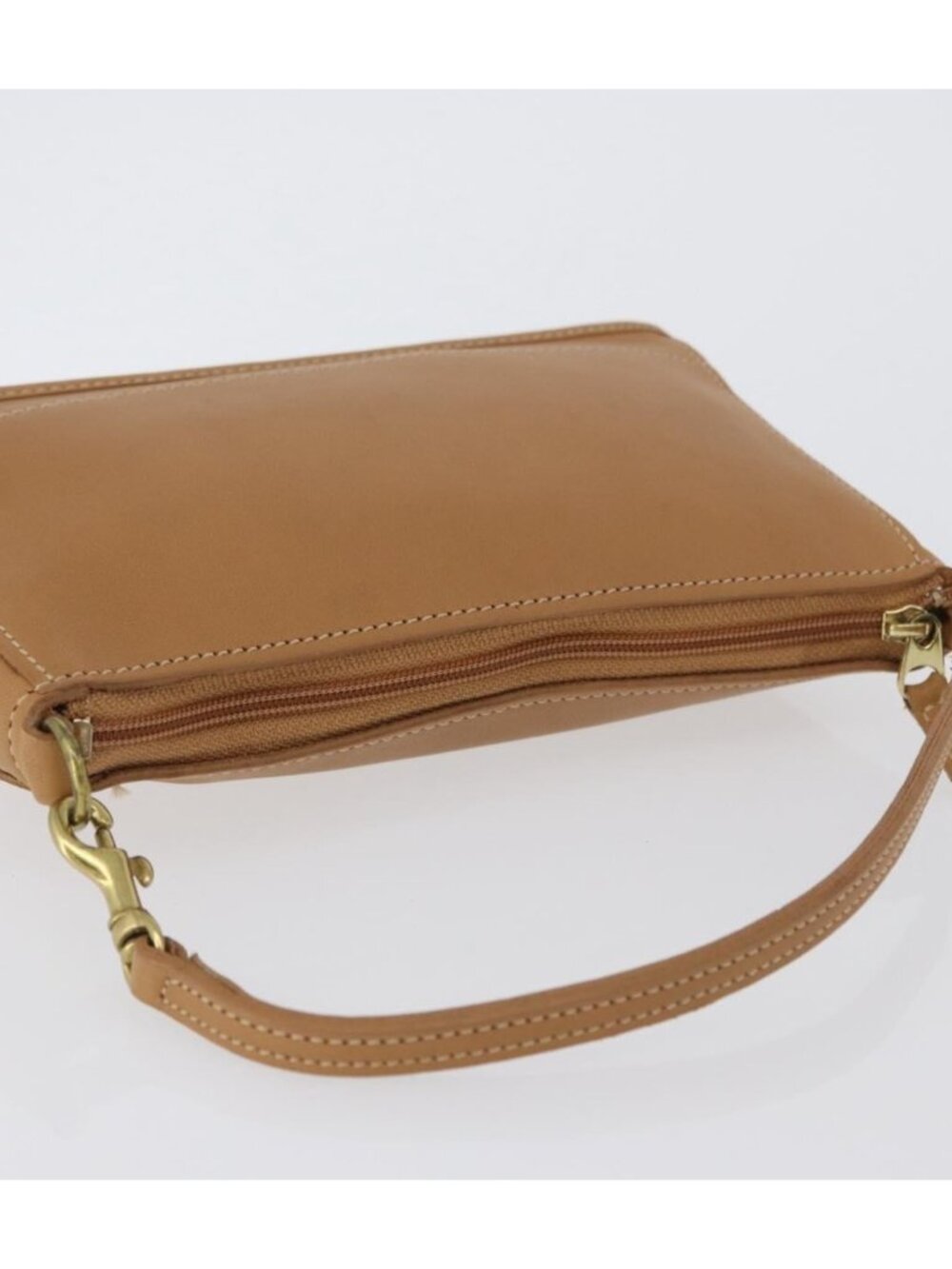 Coach Hand Pouch PVC Beige Gold - Picture 6 of 16